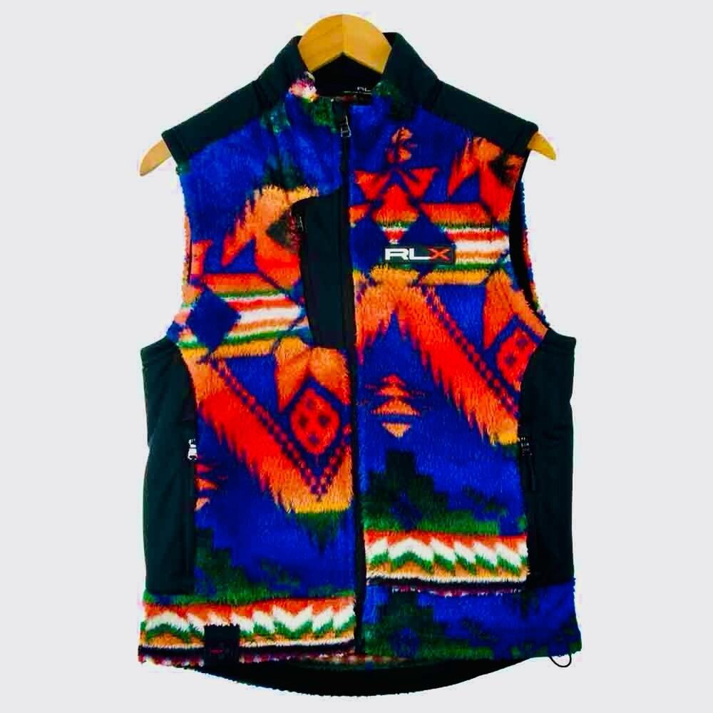 Ralph Lauren RLX Southwestern Aztec Vest.